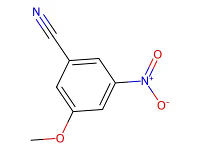 3-Methoxy-5-nitrobenzonitrile structure