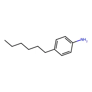 4-Hexylaniline structure