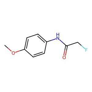 2-Fluoro-N-(4-methoxyphenyl)acetamide structure