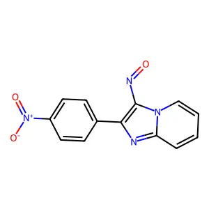 Imidazo(1,2-a)pyridine, 2-(p-nitrophenyl)-3-nitroso- structure