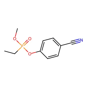 4-Cyanophenyl methyl ethylphosphonate structure