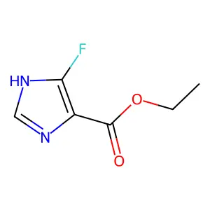 Ethyl 4-fluoro-1H-imidazole-5-carboxylate structure