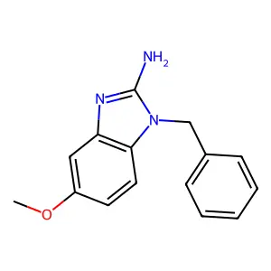 1-Benzyl-5-methoxybenzimidazol-2-amine structure