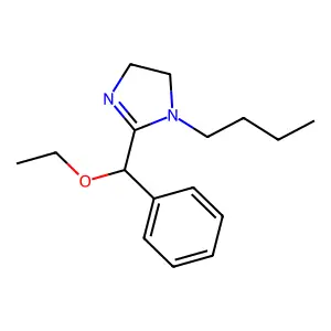 2-Imidazoline, 1-butyl-2-(alpha-ethoxybenzyl)- structure