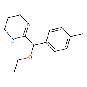 3,4,5,6-Tetrahydro-2-(alpha-ethoxy-4-methylbenzyl)pyrimidine structure