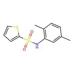 N-(2,5-dimethylphenyl)thiophene-2-sulfonamide structure