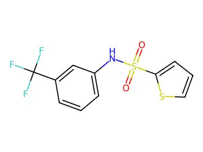N-[3-(trifluoromethyl)phenyl]-2-thiophenesulfonamide structure