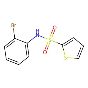 N-(2-bromophenyl)thiophene-2-sulfonamide structure