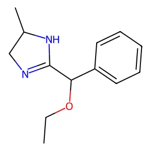 2-Imidazoline, 2-(alpha-ethoxybenzyl)-5-methyl- structure
