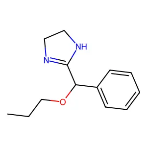 2-Imidazoline, 2-(alpha-propoxybenzyl)- structure
