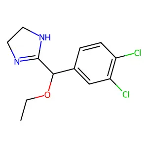 2-Imidazoline, 2-(3,4-dichloro-alpha-ethoxybenzyl)- structure