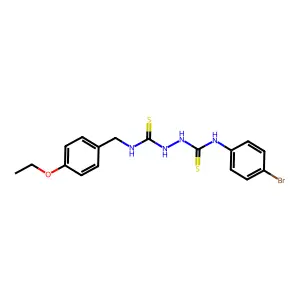 1-(4-Bromophenyl)-3-[(4-ethoxyphenyl)methylcarbamothioylamino]thiourea structure
