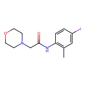 N-(4-Iodo-2-methyl-phenyl)-2-morpholin-4-yl-acetamide structure