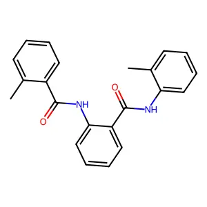 2-[(2-methylbenzoyl)amino]-N-(2-methylphenyl)benzamide structure