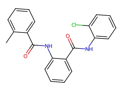 N-(2-chlorophenyl)-2-[(2-methylbenzoyl)amino]benzamide structure