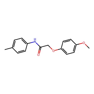 2-(4-methoxyphenoxy)-N-(4-methylphenyl)acetamide structure