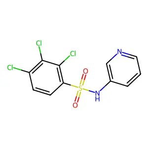 3-Pyridyl[(2,3,4-trichlorophenyl)sulfonyl]amine structure