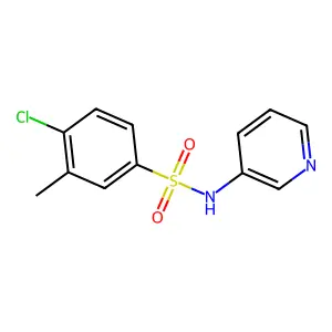 4-Chloro-3-methyl-N-(3-pyridinyl)benzenesulfonamide structure