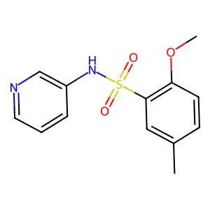 2-Methoxy-5-methyl-N-pyridin-3-yl-benzenesulfonamide structure
