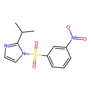 2-Isopropyl-1-(3-nitro-benzenesulfonyl)-1H-imidazole structure