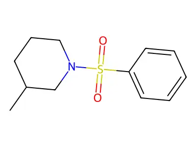 1-(Benzenesulfonyl)-3-methylpiperidine structure