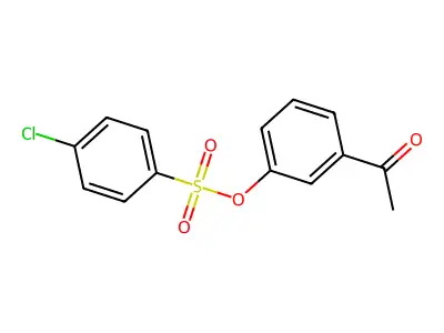 3-Acetylphenyl 4-chlorobenzenesulfonate structure