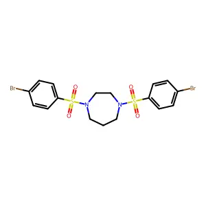 1,4-Bis(4-bromobenzenesulfonyl)-1,4-diazepane structure
