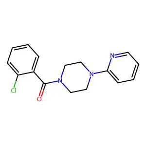 (2-Chlorophenyl)-(4-pyridin-2-ylpiperazin-1-yl)methanone structure