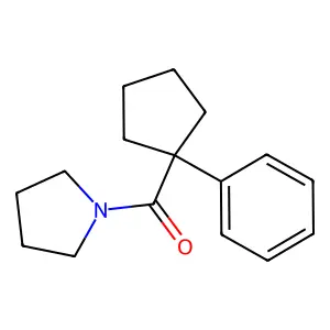 (1-Phenylcyclopentyl)-pyrrolidin-1-ylmethanone structure