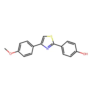 4-(4-(4-Methoxyphenyl)thiazol-2-yl)phenol structure