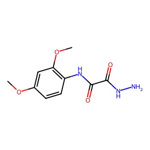 N-(2,4-dimethoxyphenyl)-2-hydrazino-2-oxoacetamide structure