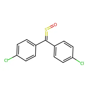 Methanethione, bis(4-chlorophenyl)-, S-oxide structure