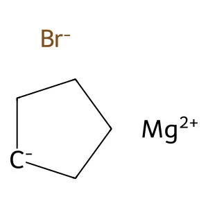 Bromocyclopentylmagnesium structure