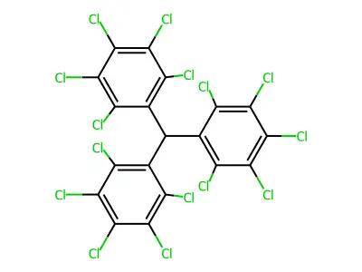 1-[Bis(2,3,4,5,6-pentachlorophenyl)methyl]-2,3,4,5,6-pentachlorobenzene structure