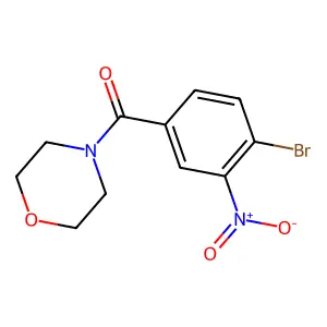 4-(4-Bromo-3-nitrobenzoyl)morpholine structure