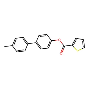 4'-Methyl[1,1'-biphenyl]-4-yl 2-thiophenecarboxylate structure