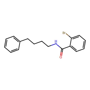 2-bromo-N-(4-phenylbutyl)benzamide structure