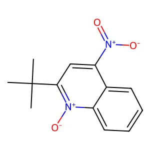 2-Tert-butyl-4-nitroquinoline 1-oxide structure