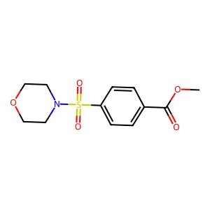 Methyl 4-(morpholin-4-ylsulfonyl)benzoate structure