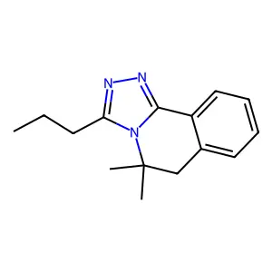 5,5-dimethyl-3-propyl-6H-[1,2,4]triazolo[3,4-a]isoquinoline structure