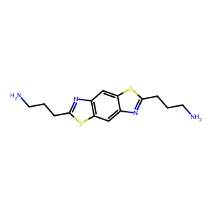 3,3'-(Benzo[1,2-d:4,5-d']bis(thiazole)-2,6-diyl)bis(propan-1-amine) structure