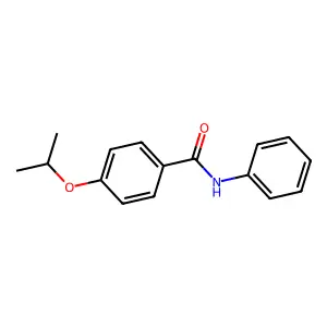 N-phenyl-4-propan-2-yloxybenzamide structure
