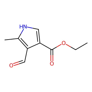 Ethyl 4-formyl-5-methyl-1H-pyrrole-3-carboxylate structure