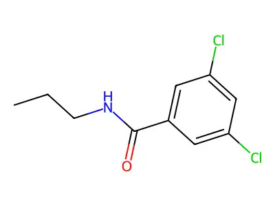 3,5-dichloro-N-propylbenzamide structure