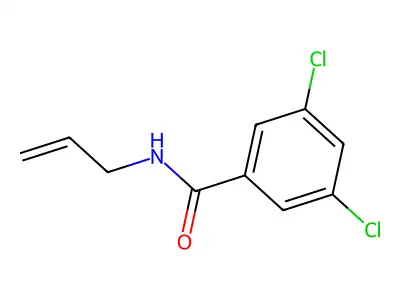N-allyl-3,5-dichlorobenzenecarboxamide structure