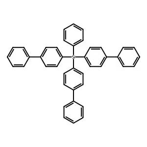 Tribiphenyl-4-yl(phenyl)silane structure