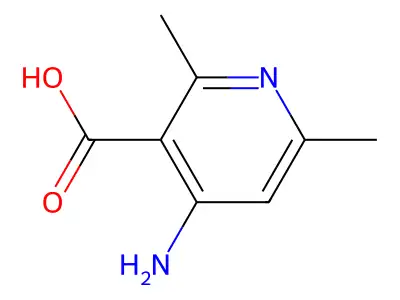 4-Amino-2,6-dimethylnicotinic acid structure