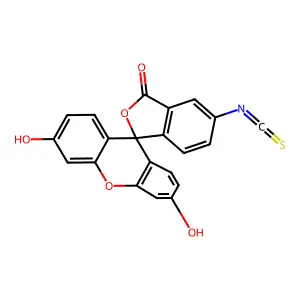 Fluorescein 5-isothiocyanate structure