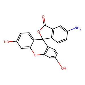 5-Aminofluorescein structure