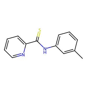 2-Pyridinecarbothioamide, N-(3-methylphenyl)- structure